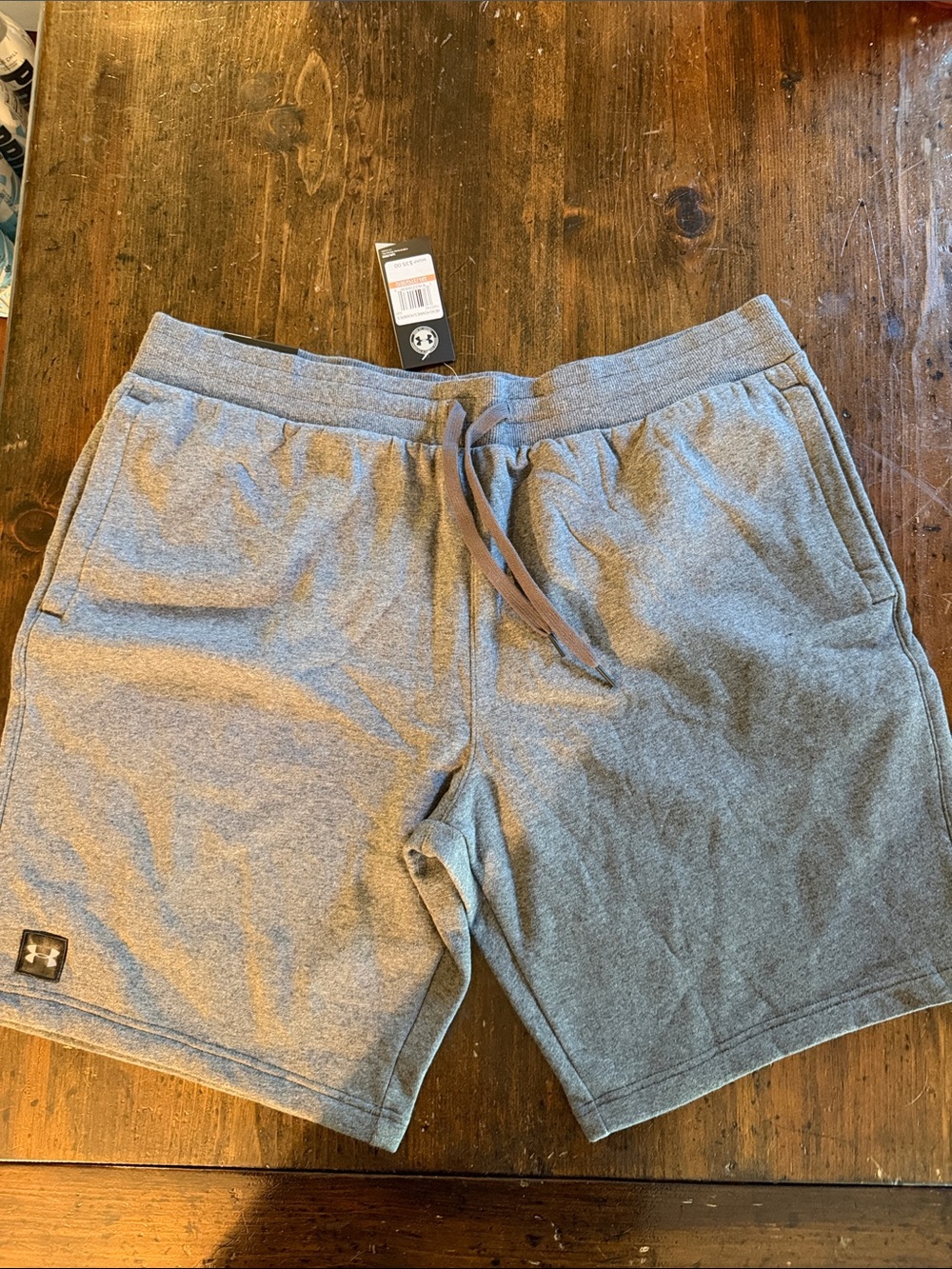 Under Armour Men's Heather Gray Athletic Drawstring Shorts